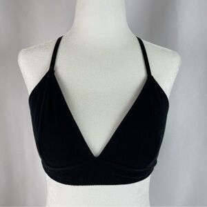 Anemone Medium Deep V Medium Adjustable Triangle Bra Bralette Solid Minimalist